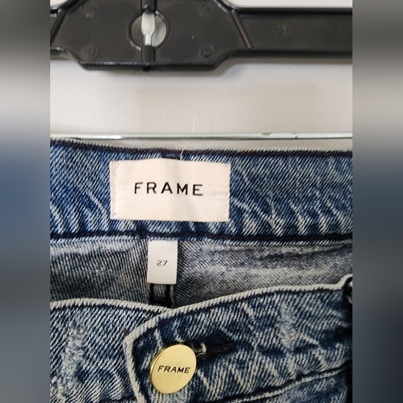 FRAME le Garçon distressed jeans size 27 - Picture 15 of 15